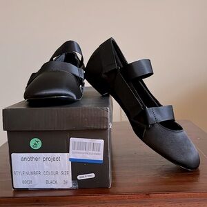 New in box - another project - Satin & Nylon  Edgy Ballet Flat - 39 EU / US 8.5